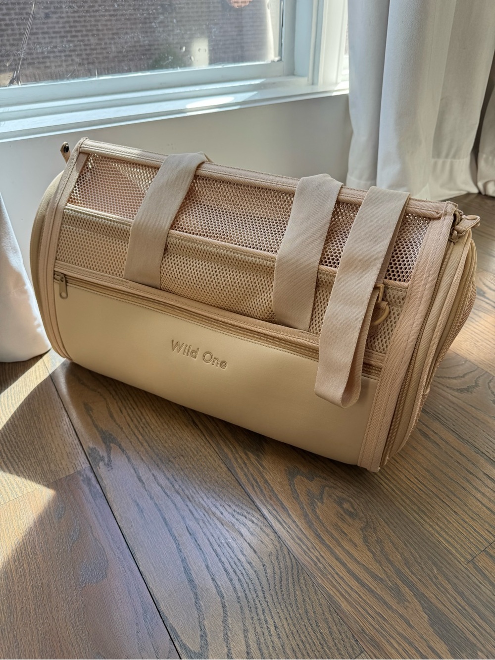 Wild One Pet Travel Carrier - Tan Beige